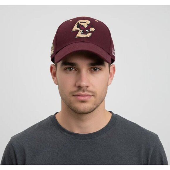 COLOSSEUM Maroon Embroidered Logo Boston College BC Eagles Baseball Cap OSFA - Picture 1 of 7